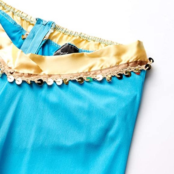 Jasmine Arabian Princess Costume & Wig Combo Sets🆕SHIPS FAST😮‍💨⚡🚚 - Picture 11 of 15